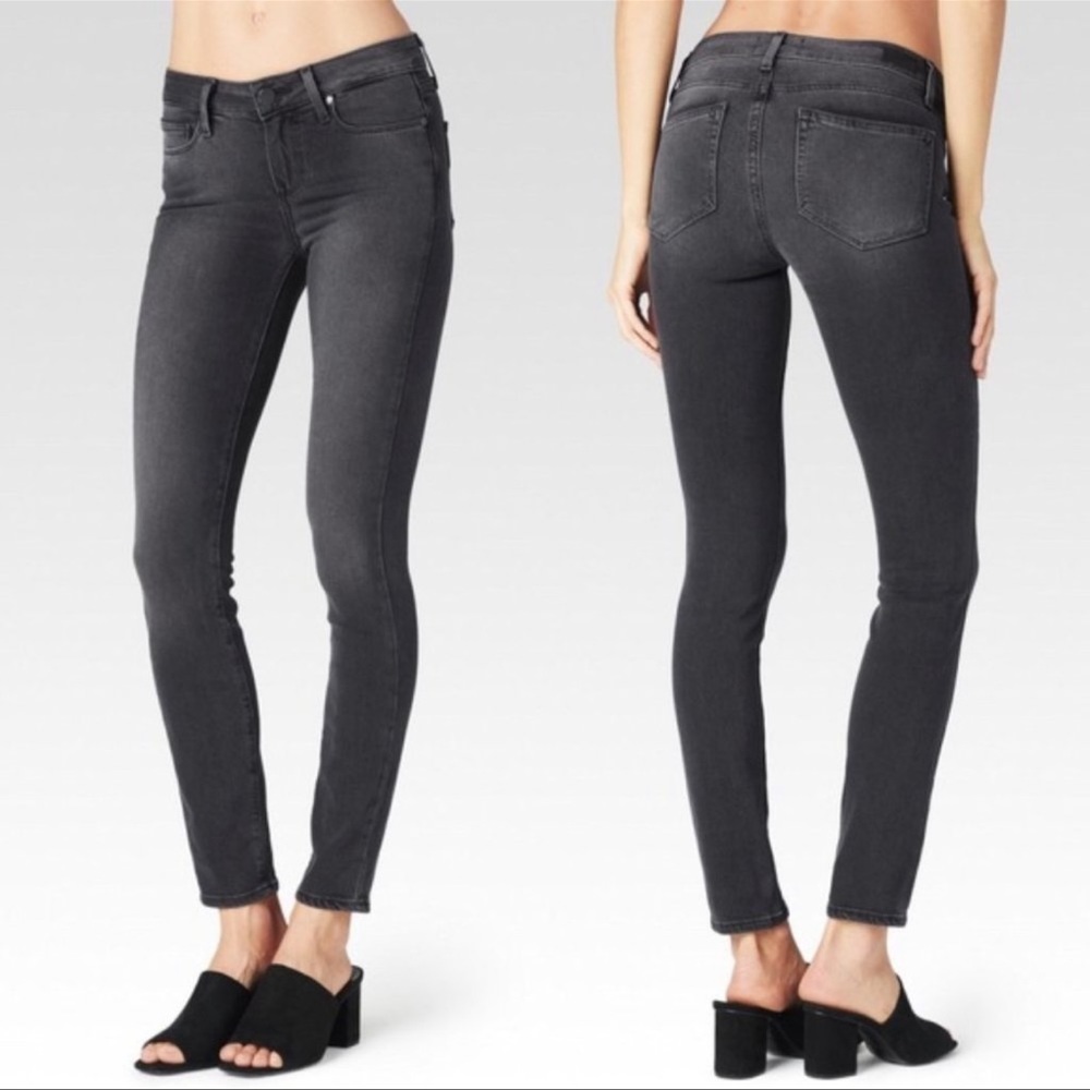 Paige jeans verdugo ankle smoke grey size 27
